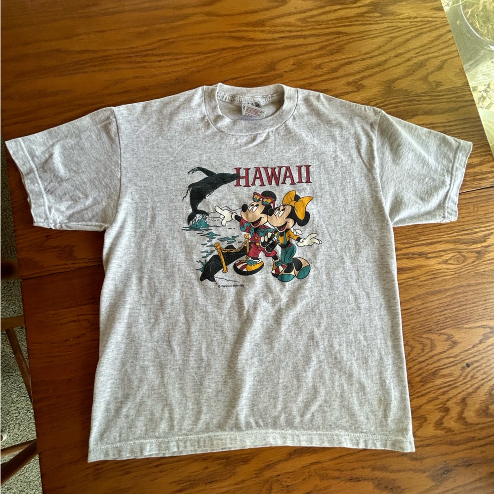 vintage kids Mickey Mouse and Minnie Hawaii t-shirt